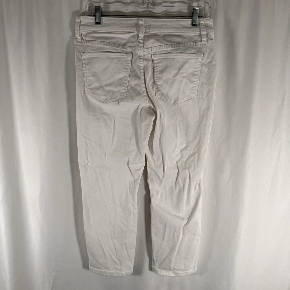 Tommy Bahama Jeans Women's 6 White Denim Cropped Cotton Blend Mid Rise - Picture 5 of 9